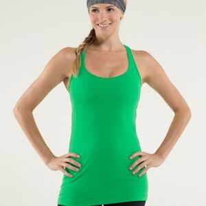 Lululemon Cool Racerback Green Bean